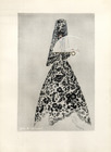 Yan Bernard Dyl 1927 Le Miracle du Fil ''Les Blondes Espagnoles'' Pochoir by Jacomet