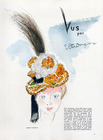 Kees Van Dongen 1946 Janette Colombier, Legroux Soeurs, Rose Valois, Albouy, Hats, Feathers, 4 illustrated Pages