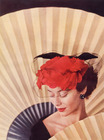 Rose Valois (Millinery) 1952 Fashion Photography Hat, Philippe Pottier