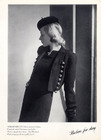 Schiaparelli 1938 Bolero with Christmas-tree balls, Beret, Photo Horst