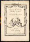 Boin-Taburet (Silversmith, Decorative arts) 1900s Catalogue 12 Pages, China, Silverwares..