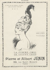Pierre & Albert Jenin (Hairstyle) 1914 Hairpiece Wig