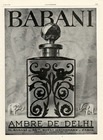 Babani (Perfumes) 1927 Ambre de Delhi