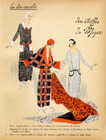 E. MEYER & Cie 1923 ''Les Idées Nouvelles de la Mode'' Fashion Art Deco Pochoir "Tres Parisien"