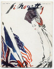 Silhouettes 1945 January, Jacques Demachy, Lucien Lelong, René Gruau, Marcel Rochas, Paquin