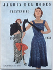 Le Jardin des Modes 1950 N°348, Jeanne Lanvin, Photo Eugène Rubin, Le Jardin des Modes fête ses 30 ans en famille