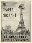 Mossant (Men's Hats) 1925 Grand Prix du Salon des Arts Décoratifs, Sem