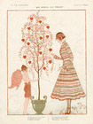 George Barbier 1916 ''Un Envoi du Front'' Elegante Angel Scout