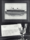 Saint-Louis (Crystal Glass) 1961 Paquebot France, Photo Schall