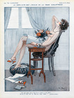 Georges Pavis 1919 ''La simplicité...'' sexy looking girl nude