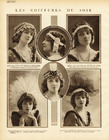 Evening Hairstyles 1912 Egyptian Style, Photo Reutlinger