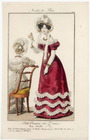 Petit Courrier des Dames 1823 Modes de Paris N°197, Julie Ribault