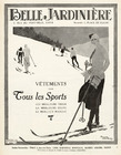 Belle Jardinière 1925 Fashion Winter Sports, Skiing, Roger Broders