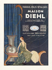 Maison Diehl (fabrique de perles métalliques) 1926 Art Deco, Pearls, Juan Jose, Pekingese Dog