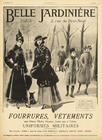 Belle Jardinière 1915 Fur Coat, French Bulldog