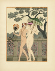 Kuhn-Régnier 1932 Hippocrate II, Pochoir n°13, On se promènera nu... Nudisme