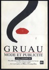 René Gruau 1989 Mode et Publicité, Exhibition at Museum Gallierra, Poster Art