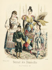 Journal des Demoiselles 1892 N°4871 bis, B.C. Deferneville, hand colored fashion plate
