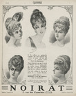 Noirat (Hairstyle) 1914 Comb, Hairpieces, Postiches, Wig, Louis-Victor Martel