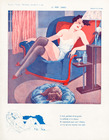 Fabius Lorenzi 1932 Le Petit Chien, Pekingese Dog, Stockings