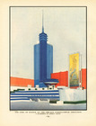 Paul Cret (Architect) 1932 The Hall of Science at the Chicago, Art Déco, Joseph Urban