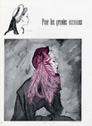 Janette Colombier 1948 Pink Hat Feathers, Pierre Mourgue