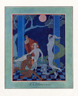 L'Athénienne, 1921 - George Barbier, Nudes, Classical Antiquity, Composition Art Deco