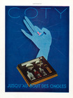 Coty (Cosmetics) 1930 Nail Polish, Art Deco, Paul Iribe