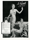 Le Gant (Lingerie) 1934 Warner's, Youthlastic Girdle, Stockings
