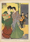 Evelio Torent 1910 "Souvenir d'Espagne" Gypsy, Traditional Costume