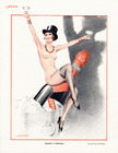Léo Fontan 1929 Souhaits à l'Amérique, Nude party, Champain