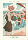 La Danse Nouvelle — Le Flot-Trott, 1922 - Lorenzi Bathing Beauties, Dancing in the water, Beach