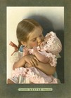 Nestlé 1935 Little girl, Doll, Kiss