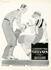 Gitanes (Cigarettes, Tobacco Smoking) 1930 René Vincent