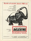 Silexore Silifilm 1958 Ets L. Van Malderen, André François, Elephant