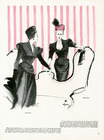 Nina Ricci & Véra Boréa 1945 René Gruau