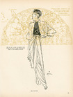 Jean Patou 1946 Evening Dress, René Gruau