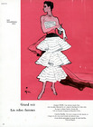 Jacques Griffe 1955 Tulle de Dognin, Lorganza de Bianchini Férier, René Gruau