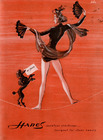 Hanes (Hosiery, Stockings) 1945 Seamless, Tightrope Walker, Circus, Poodle... Bobri