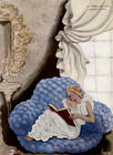 Georges Lepape 1934 La Femme Chez Elle, Lecture