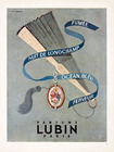 Lubin (Perfumes) 1945 Fumée, Nuit de Longchamp, Océan Bleu, Ferveur, Pierre Fix-Masseau