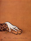 Christian Dior (Perfumes) 1949 Miss Dior, René Gruau (Leopard)