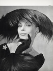 Albouy (Millinery) 1956 Monkey fur hat, Jewels in marcassites, Pottier