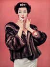 Christian Dior & Cartier, Maurice Kotler & Van Cleef, Revillon & Sterlé, Weil & Boucheron 1956 Le Vison, Photos William Klein, 4 pages