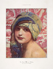 William Laparra 1919 "La Jeune Fille au Turban" Portrait