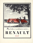 Renault 1937 "Plus belles et meilleures encore..."