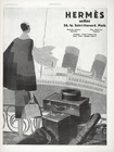 Hermès (Luggage) 1927 Handbag, Le France Transatlantic Liner, Léon Bénigni