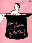 Gilbert Orcel (Perfumes) 1953 Coup de Chapeau, René Gruau