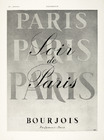Bourjois (Perfumes) 1941 Soir de Paris