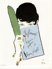 Jacques Griffe (Perfumes) 1949 Griffonnage, Gruau (Version signature right)